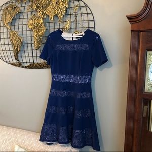 3for$20 Blue illusion cocktail dress
